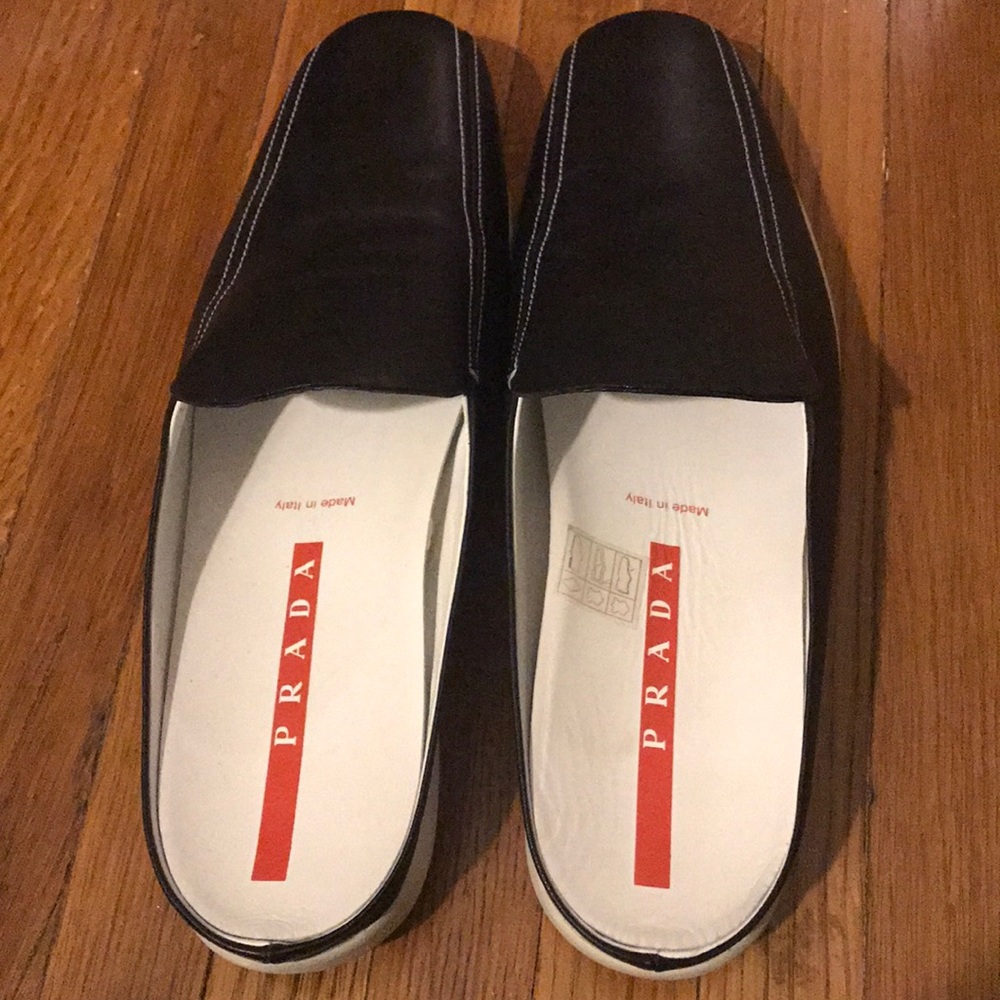 Prada Skiskolaer Tech Black Shoes